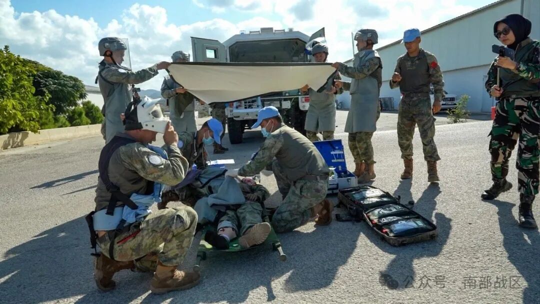 中国维和部队成功实施“天使救援_2025”国际联合演习活动