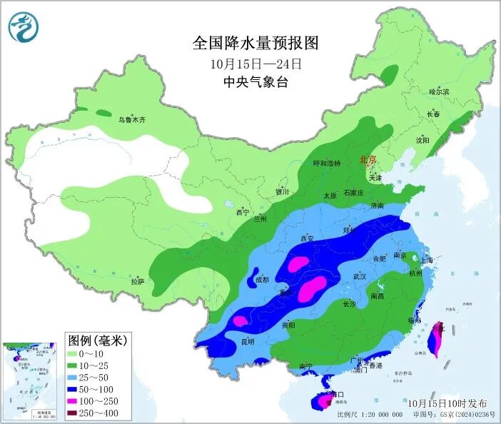 警惕！华西、黄淮将面临持续降雨，气温明显下降！
