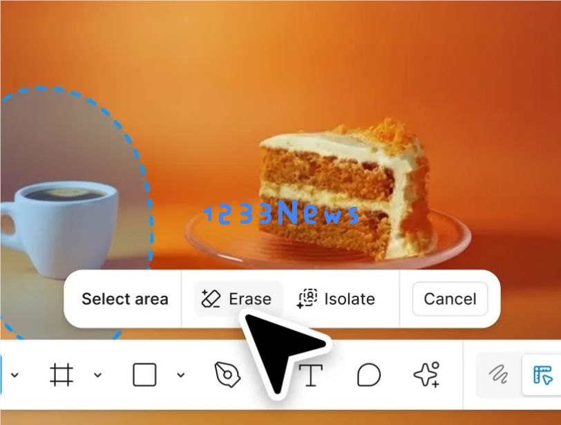Figma上线AI图像编辑：套索一键删对象、画面自动扩边，工具栏统一归位