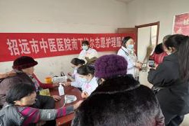 招远市中医医院南丁格尔志愿服务队深入社区为老年人提供慢性病健康管理服务活动