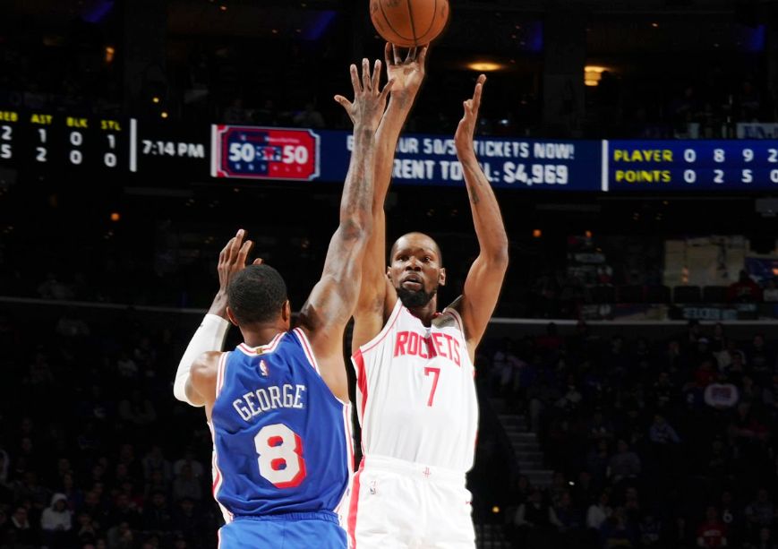 无畏争议判罚！76人双星合砍68分加时战胜火箭杜兰特独得36分却有8次失误