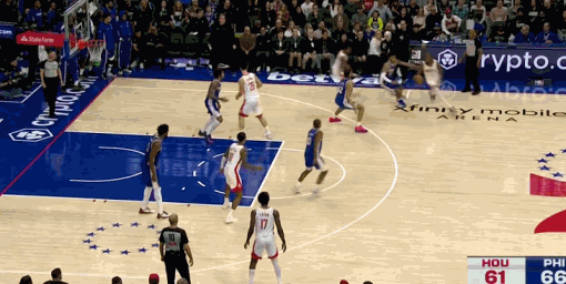 无畏争议判罚！76人双星合砍68分加时战胜火箭杜兰特独得36分却有8次失误