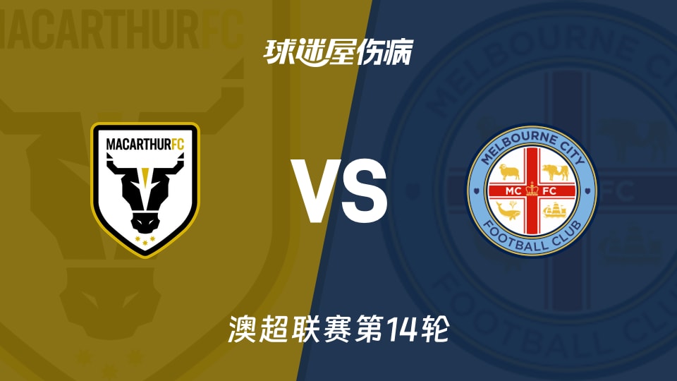 【澳超联赛第14轮】麦克阿瑟FC对阵墨尔本城最新伤病情况统计(2026年1月24日)