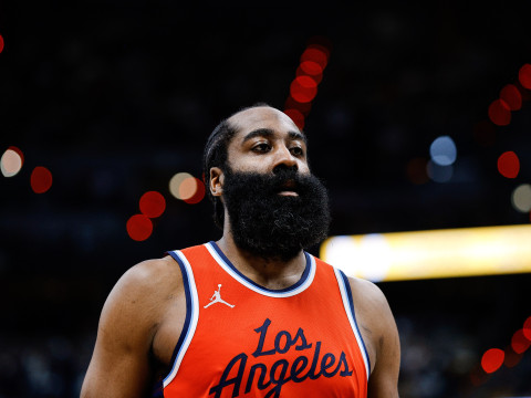 哈登谈快船近期连胜纪录：这种积极势头将持续，我们仍有进一步提升的潜力