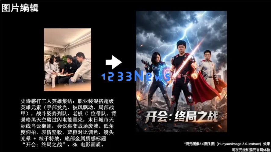 图像编辑进入“思考”时代：腾讯发布混元图像 3.0 图生图模型