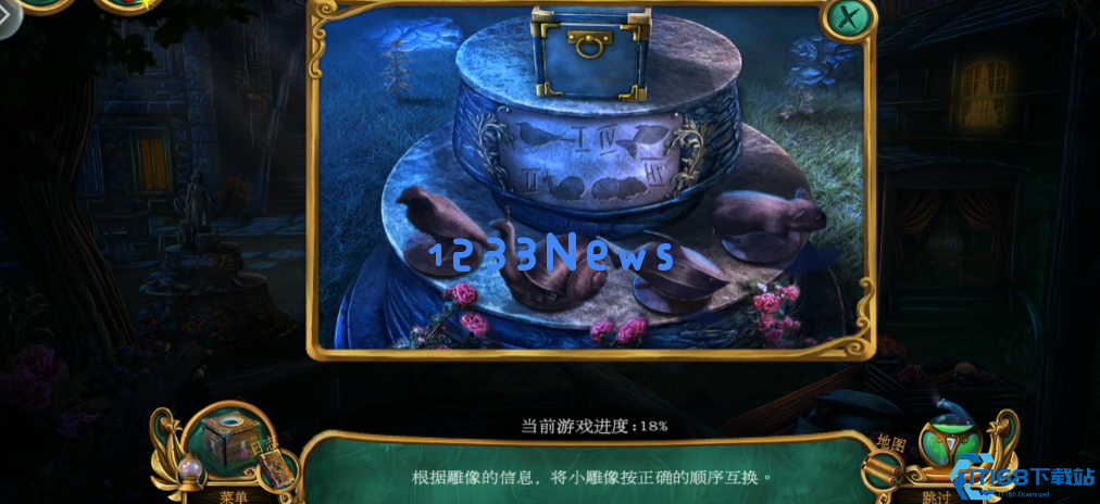 王城密室大冒险：三色鸟谜题与狼人追击战