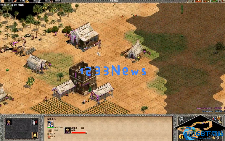 帝国时代2怎么攻击乃蛮人的