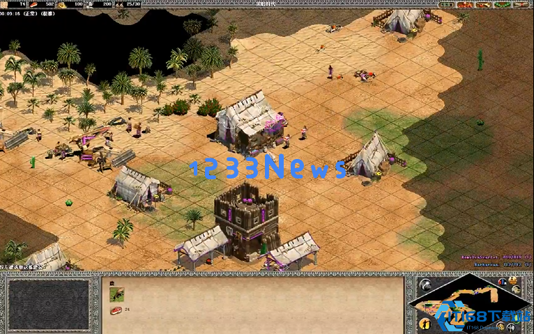 帝国时代2怎么攻击乃蛮人的