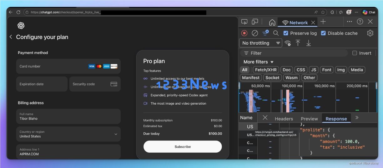 ​OpenAI 秘密开发中端套餐：ChatGPT Pro Lite 曝光，月费 100 美元