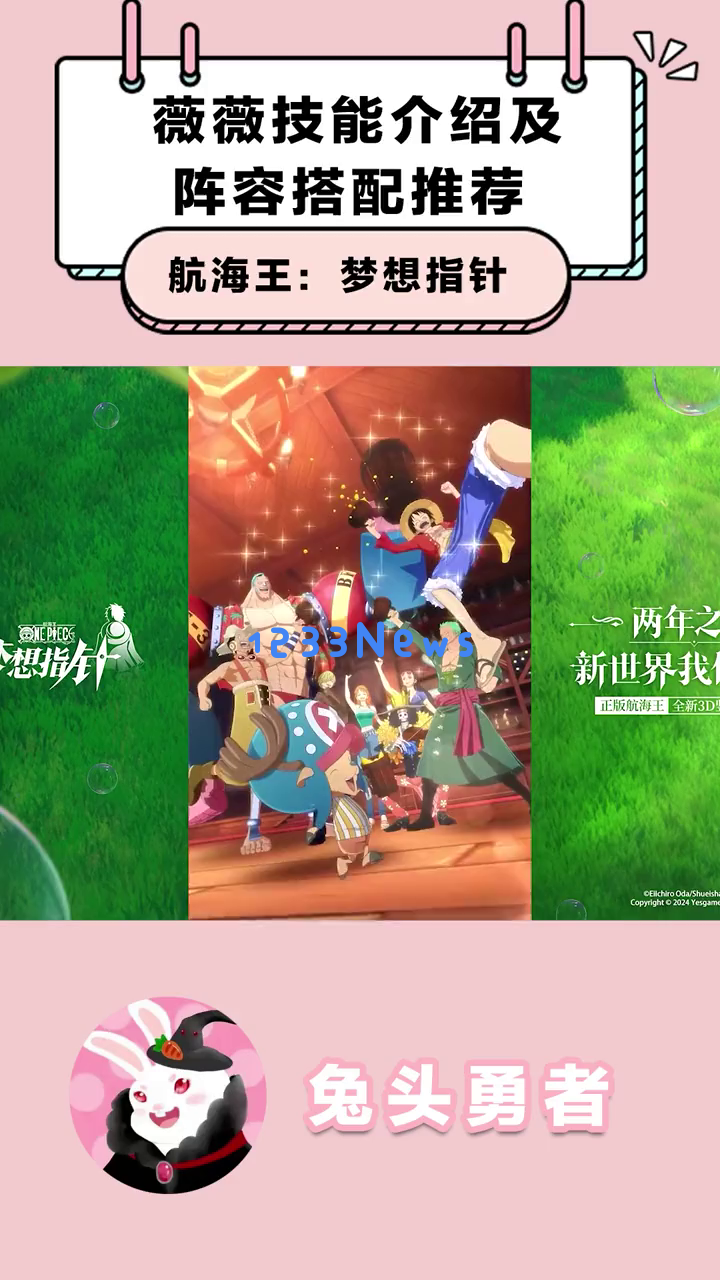 《航海王：梦想指针》中薇薇作为顶级辅助的最佳阵容搭配解析，新手玩家必备战斗力提升指南！